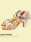 2324 BD DANCE lady's silver leather latin dance shoes