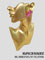 AC0507 boucles d'oreilles  grosses pierres fuchsia