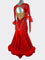 Elyna red ballroom dance dress, in stock size 38/40/42