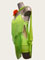 Robe de danse latine fluo vert  franges 
