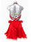 Manon, leopard latin dance dress 