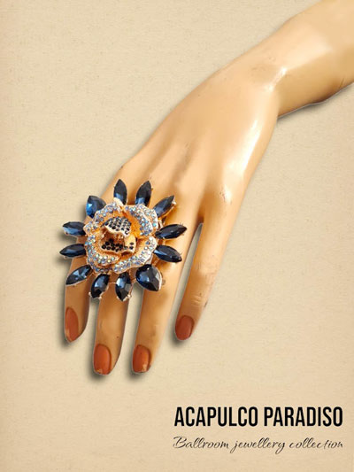 Grand bague fait main pour le spectacle ou la danse