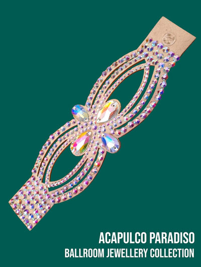 Bracelet de danse faites  la main-Cristal AB