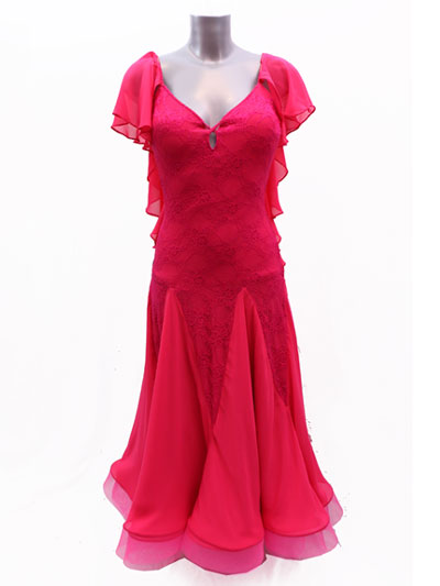 Clarissa pink ballroom dance dress size S/M in stock