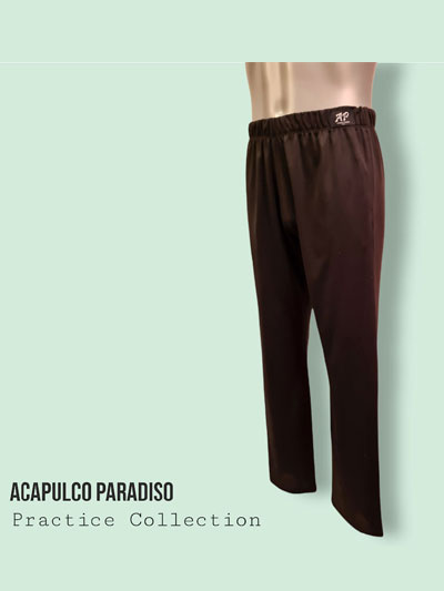 Pantalon pour hommes avec poches pour l'entra�nement � la danse de salon/latine
