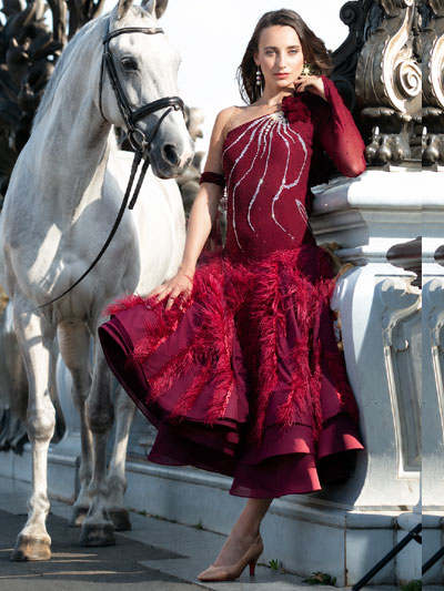 Ren�e ballroom dance dress size S/M/L in stock