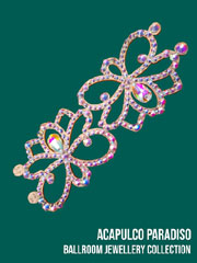Hand-made ballroom bracelet-Crystal AB