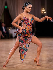Alyssa latin dance dress size S/M